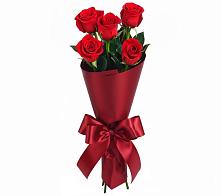 Букет 5 Красных роз Эдлесс Лав в Рузе