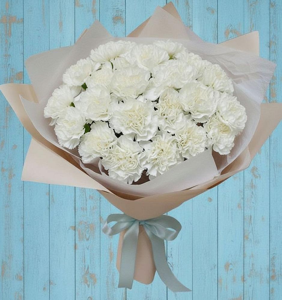 Букет цветов из: Гвоздики в Рузе