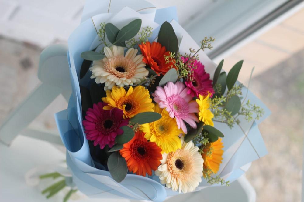 Букет цветов из: Герберы в Рузе