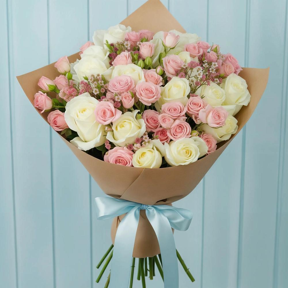 Букет цветов из: Розы в Рузе