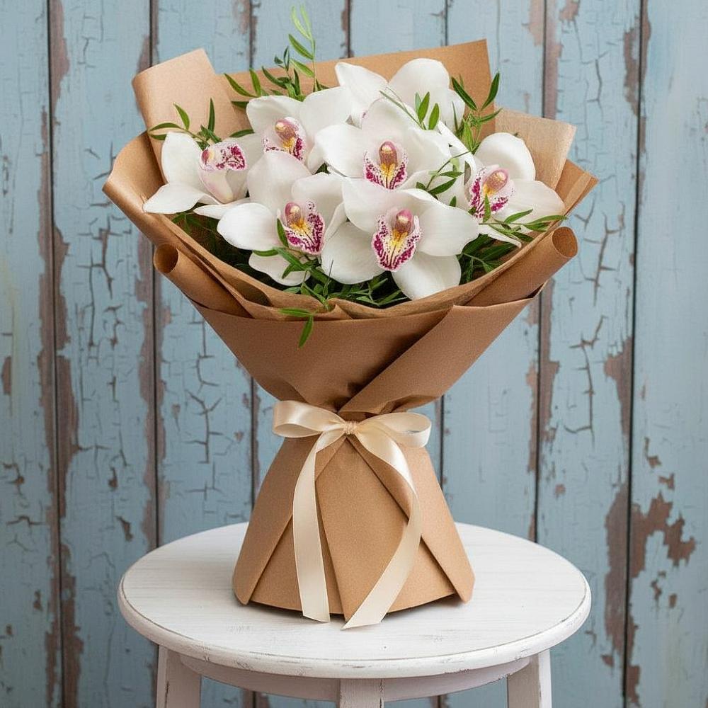 Букет цветов из: Орхидеи и Розы в Рузе
