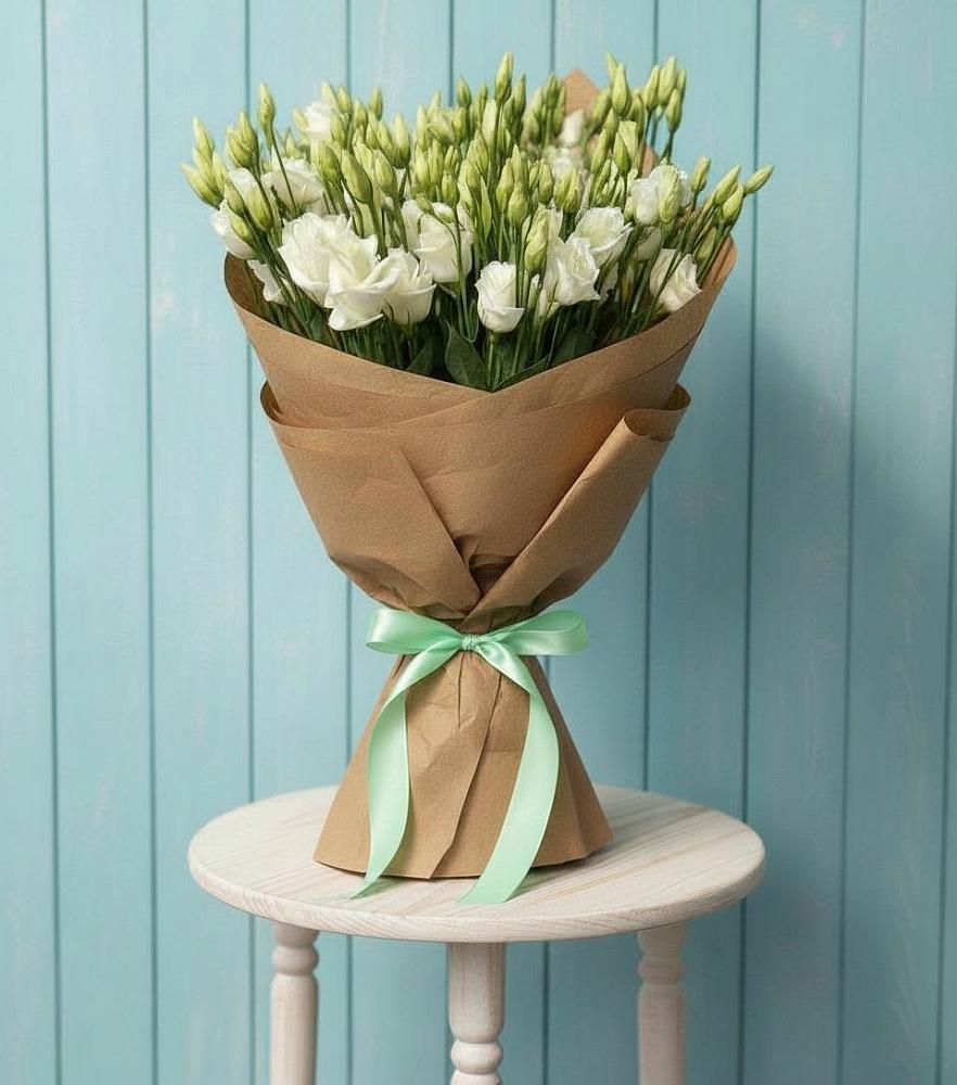 Букет цветов из: Лизиантусы в Рузе