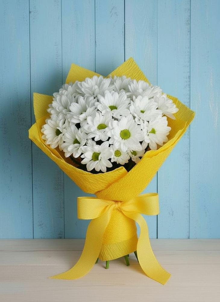 Букет цветов из: Хризантемы в Рузе