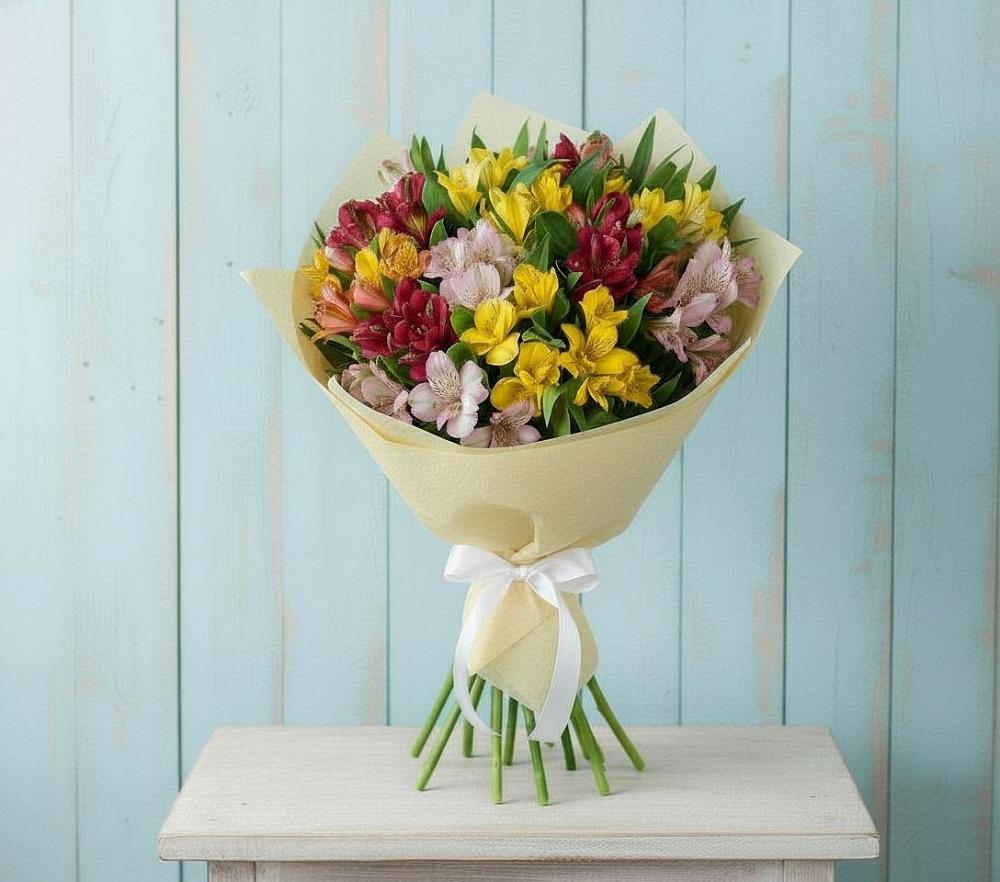 Букет цветов из: Альстромерии в Рузе