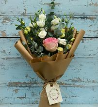 Букет цветов из:  Розы и Лизиантусы #REPLACE_PRED# Рузе